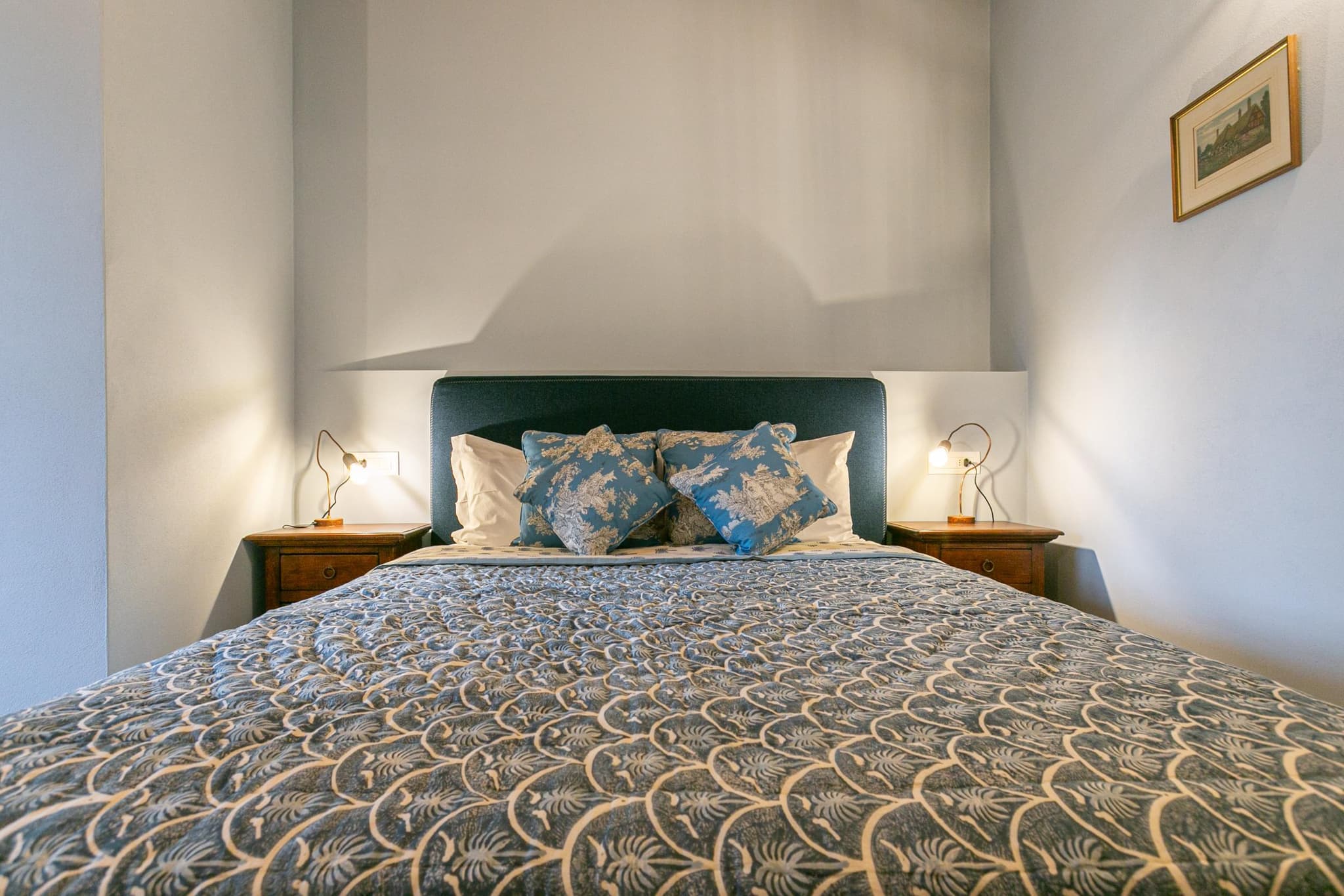 Camera Azzurra William Morris textiles