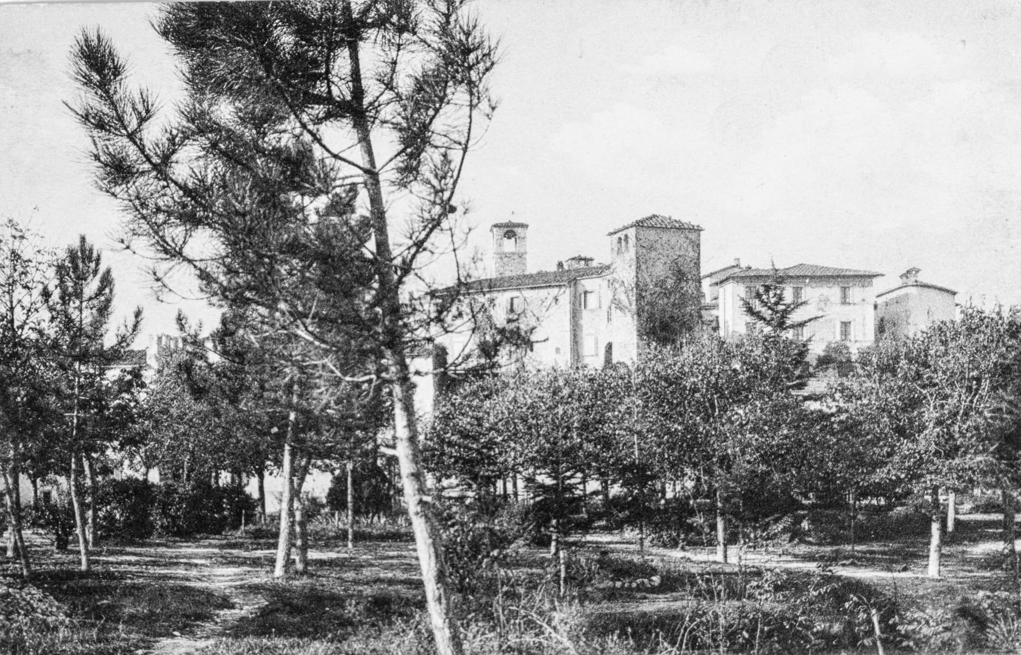 Radda village panorama