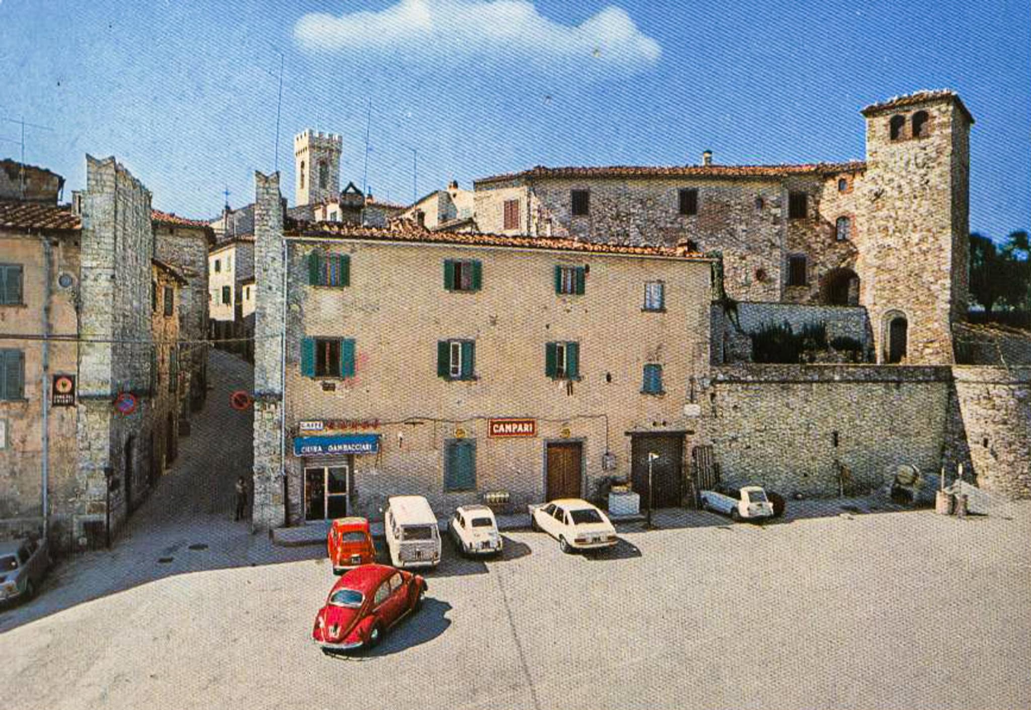 Porta Fiorentina with vintage signs