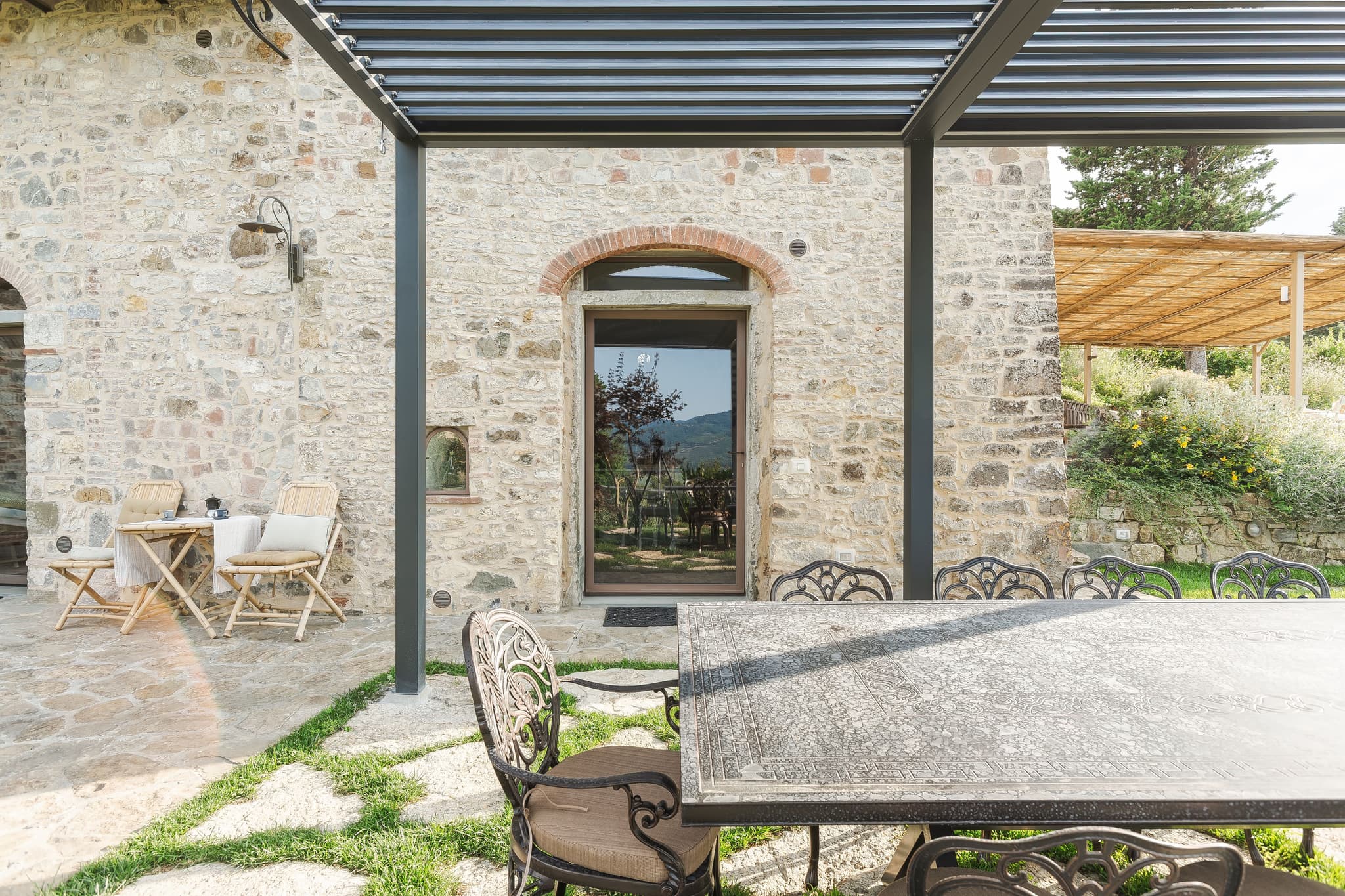 Outdoor dining terrace