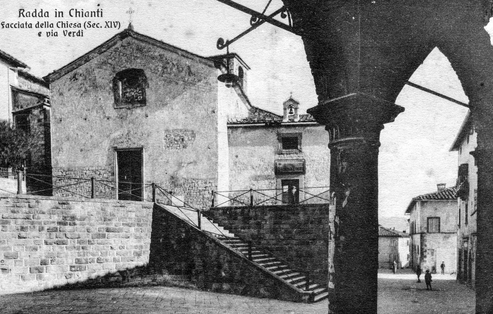 Historic church facade, 14th century